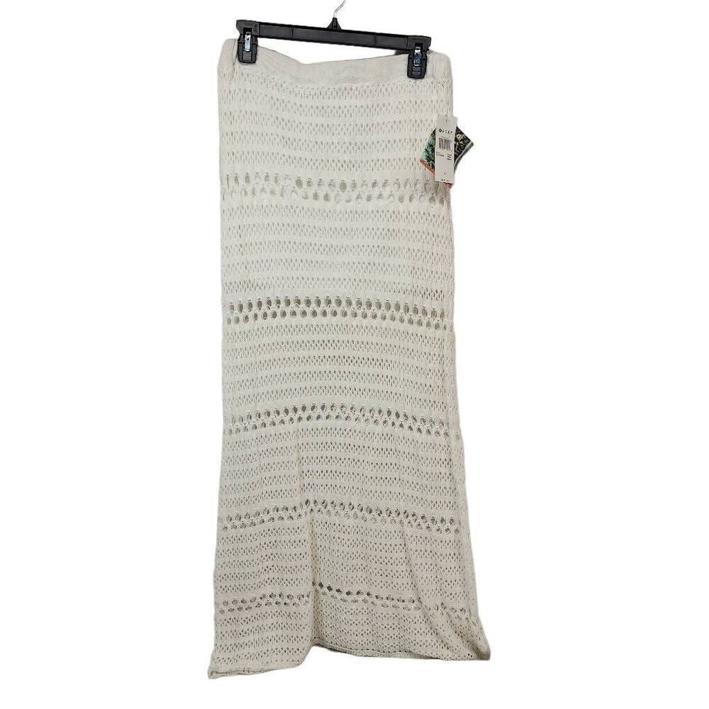Roxy Size Large Solimar Sun Maxi Skirt - Women's Knit Beachwear Summer T